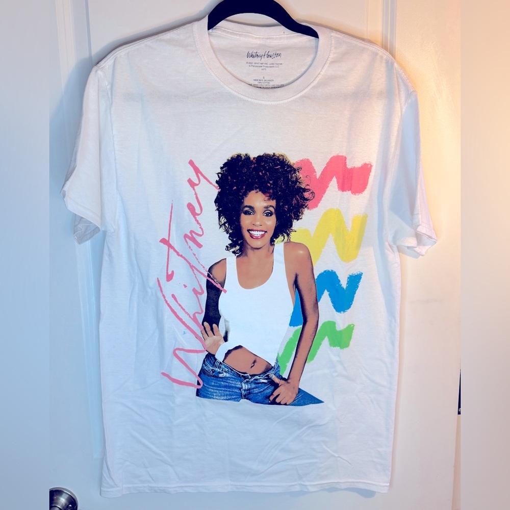 Whitney Houston Queen of the Night Pride T-Shirt. Small.